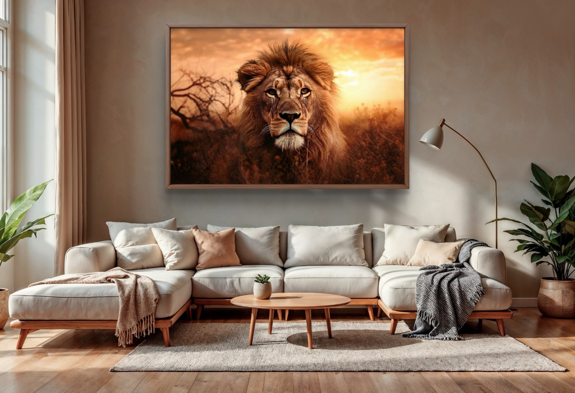 Quadro Leão Majestoso - Imagem 2
