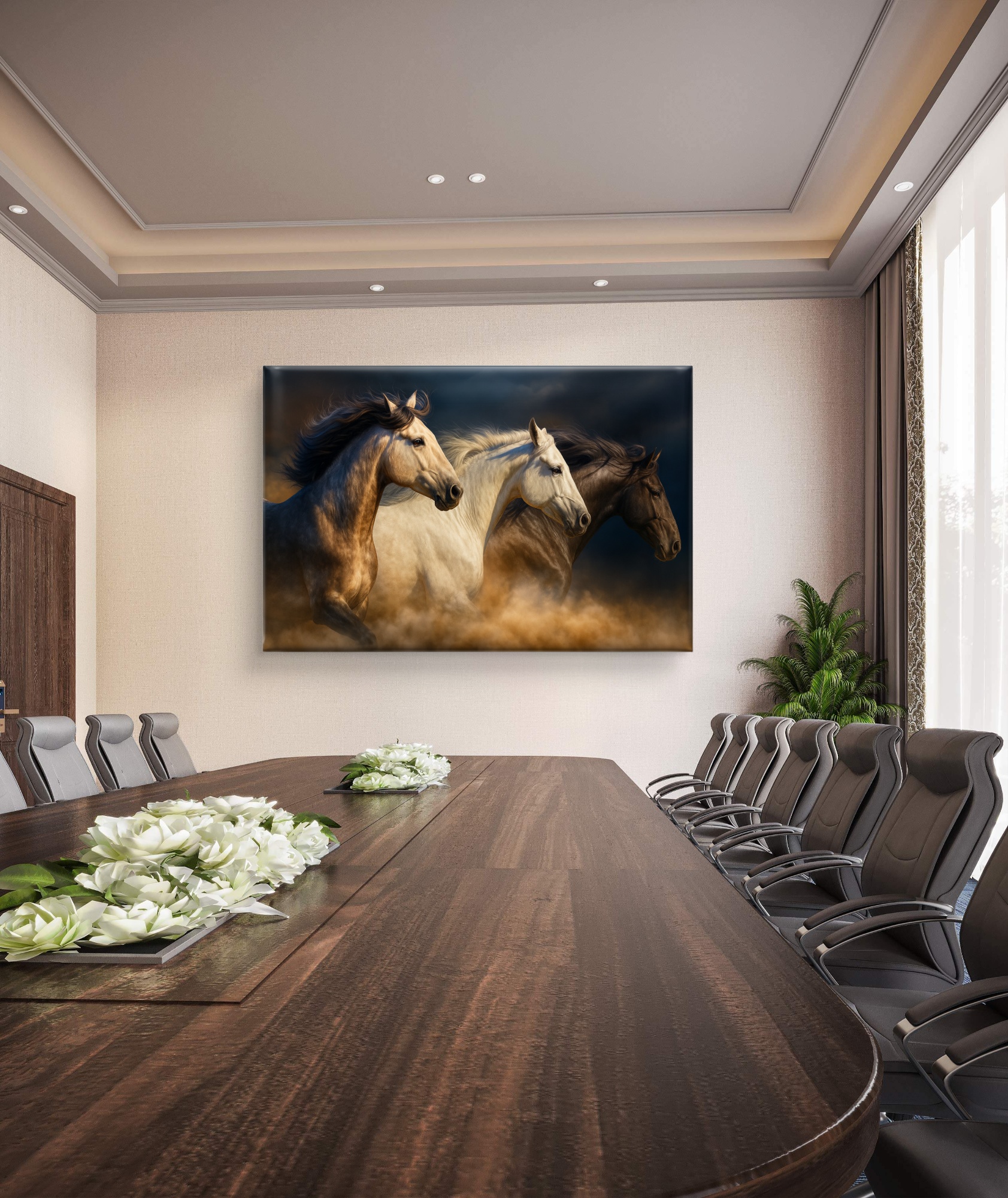 Quadro Trio de Cavalos - Imagem 4