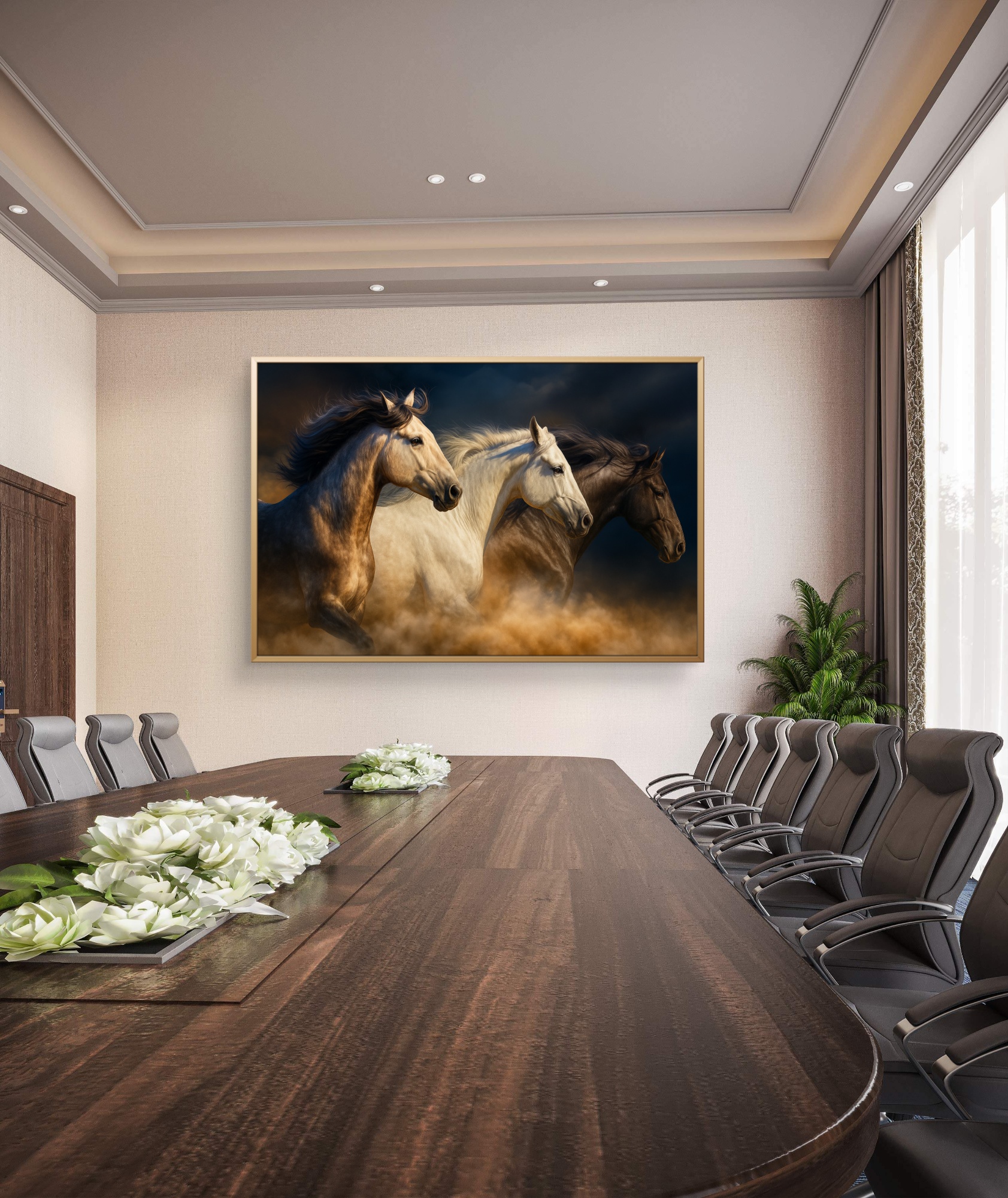Quadro Trio de Cavalos