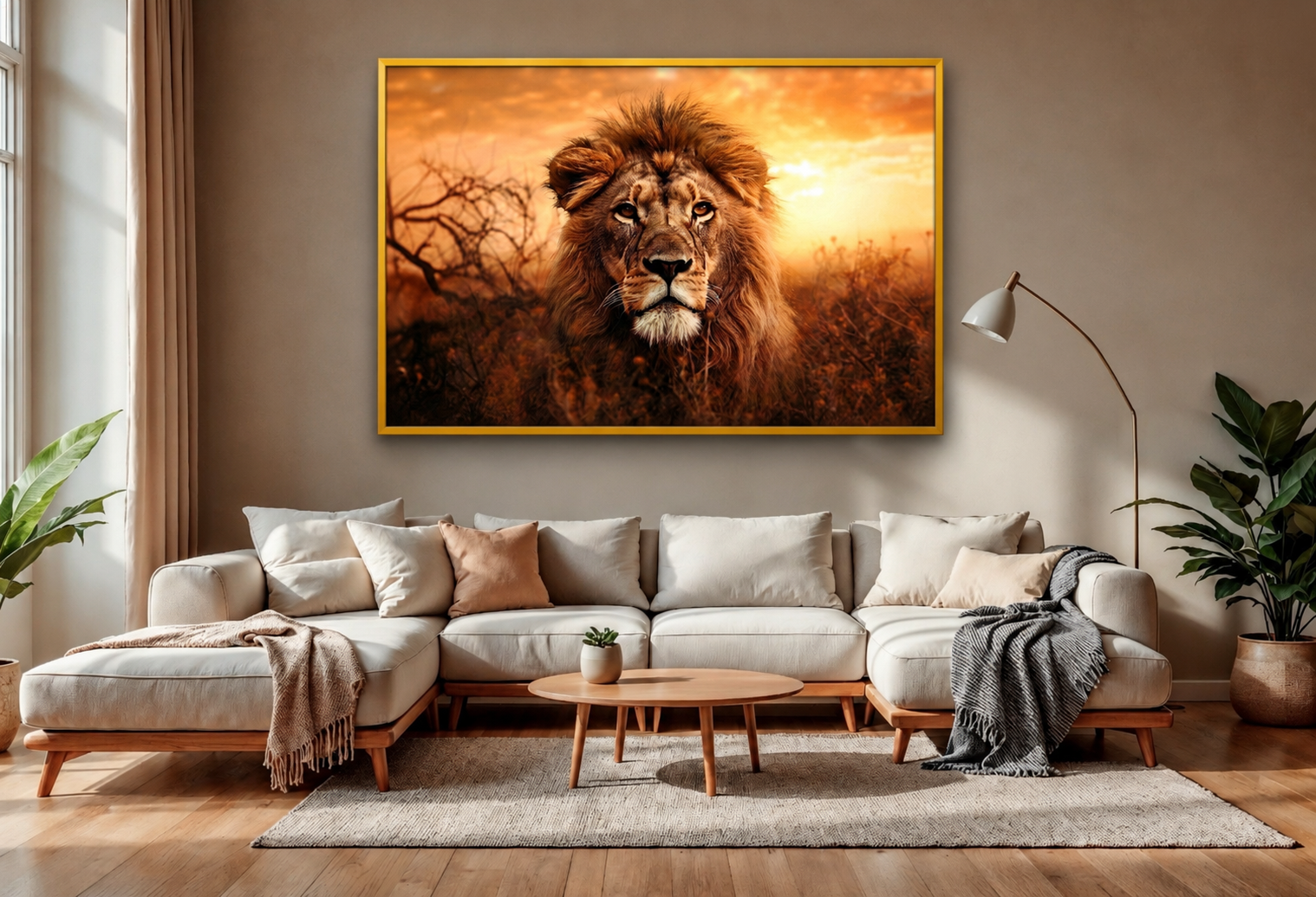 Quadro Leão Majestoso - Imagem 5