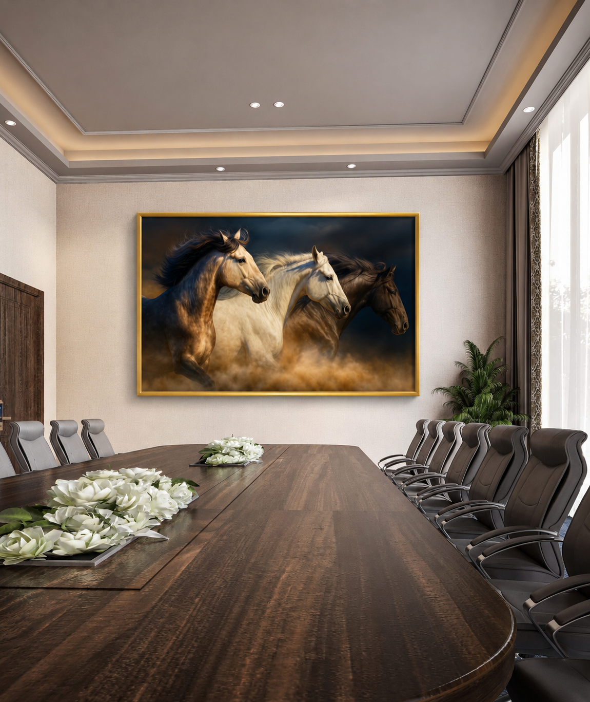 Quadro Trio de Cavalos - Imagem 2