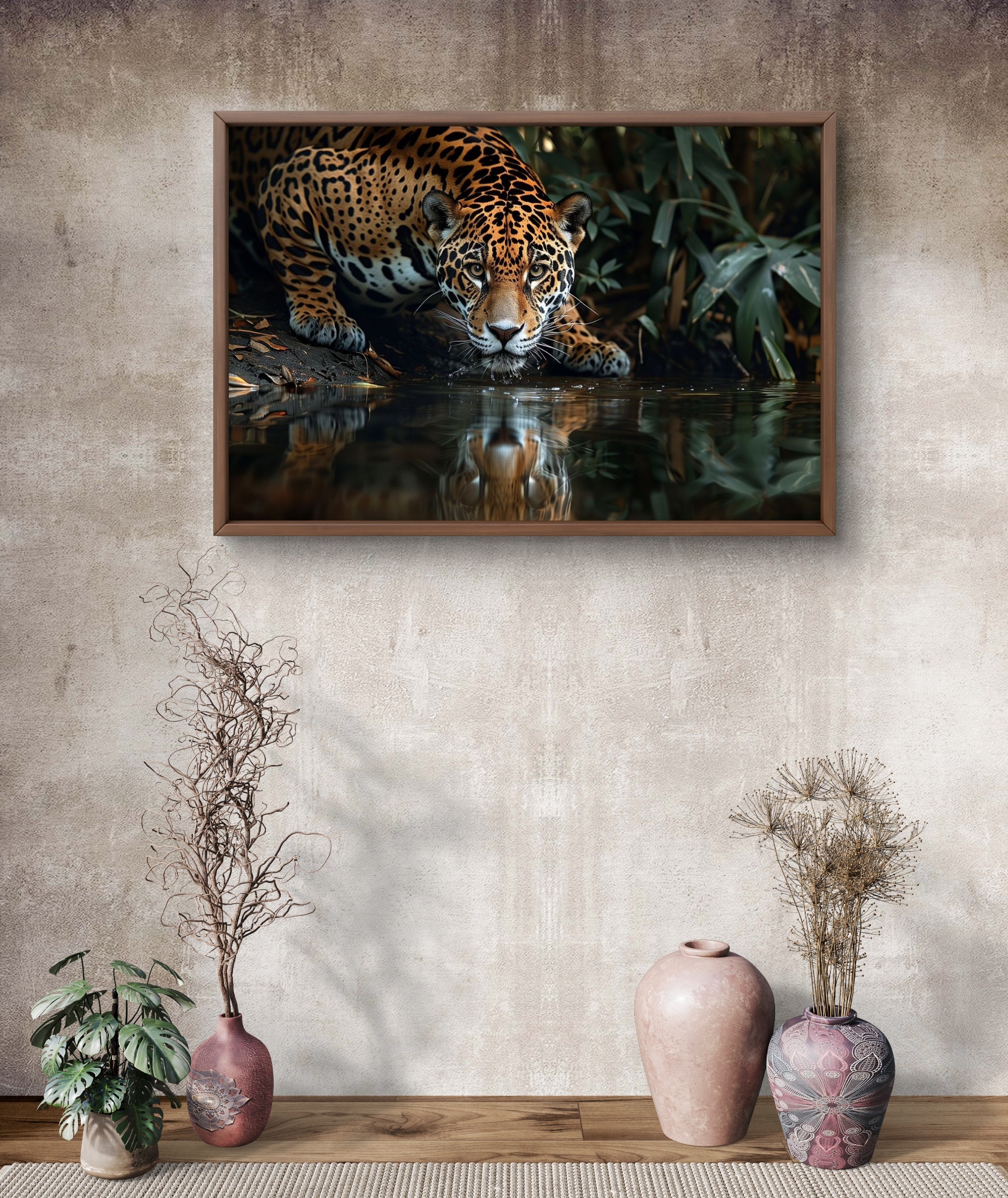 Quadro Onça das Águas - Imagem 2