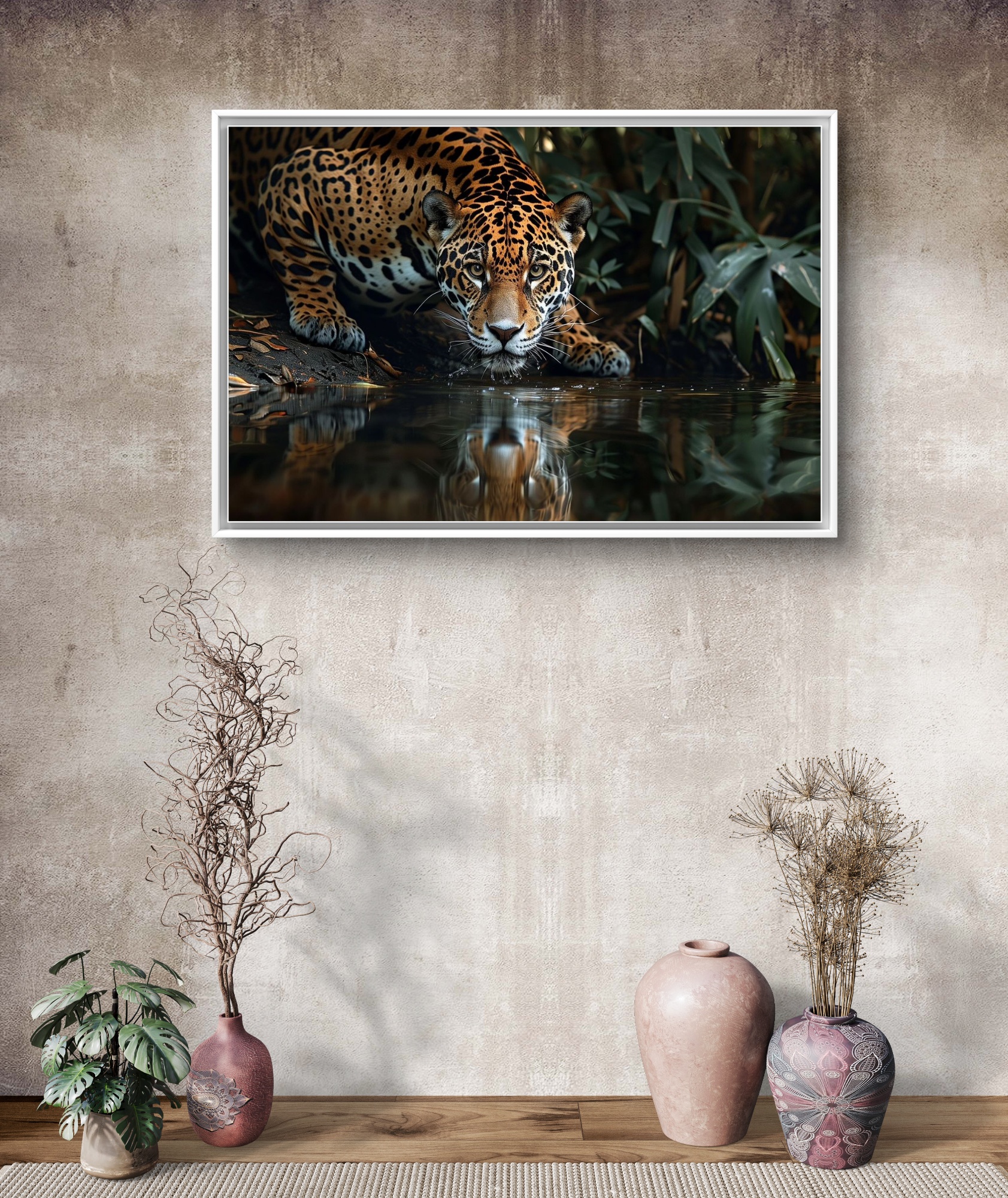 Quadro Onça das Águas - Imagem 3