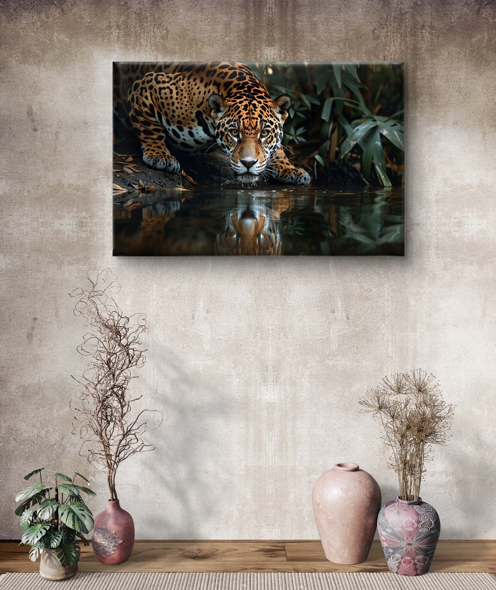 Quadro Onça das Águas - Imagem 4