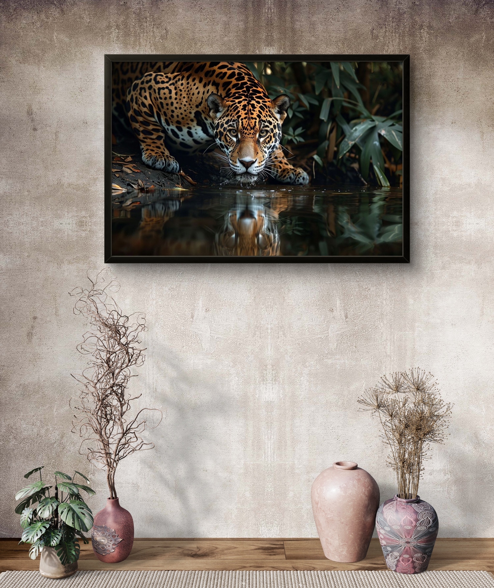 Quadro Onça das Águas - Imagem 5
