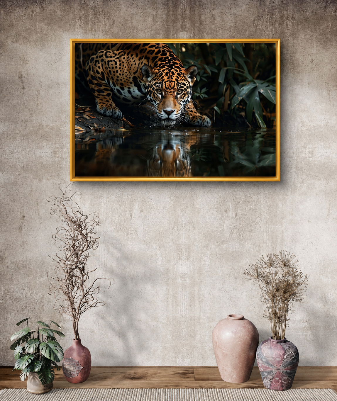 Quadro Onça das Águas - Imagem 6