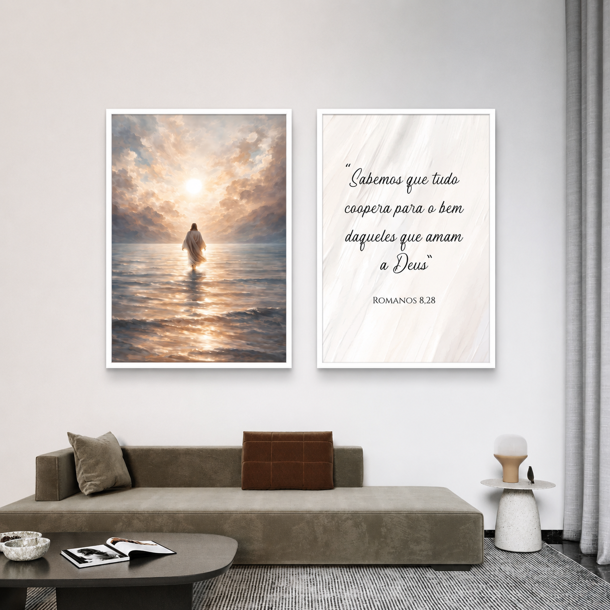 Quadro Jesus sobre as Águas - Imagem 6